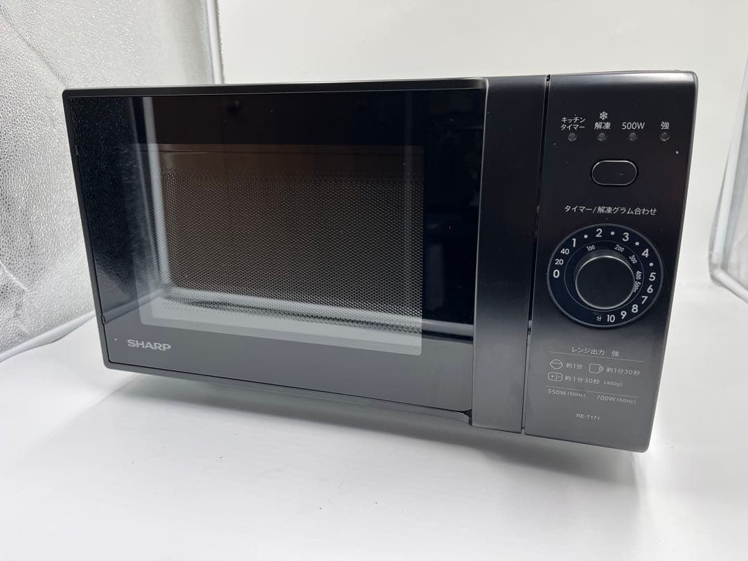 SHARP 電子レンジ RE-T171-B 2023年製 Amazon | シャープ 電子 レンジ 単機能 フラット テーブル RE-T171-B