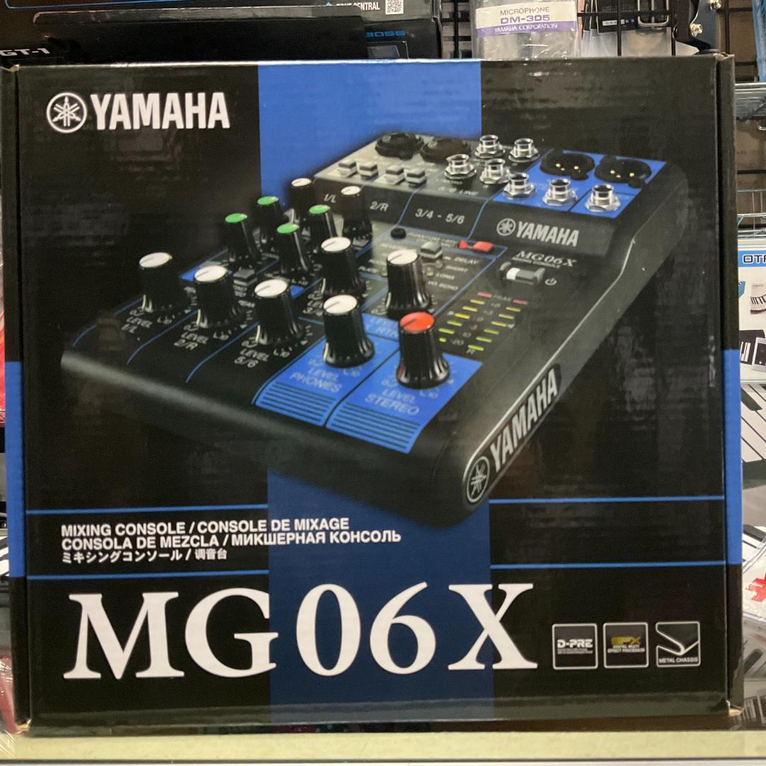 YAMAHA MG06X ミキシングコンソール Amazon | ヤマハ YAMAHA 6チャンネルミキシングコンソール MG06X 最大
