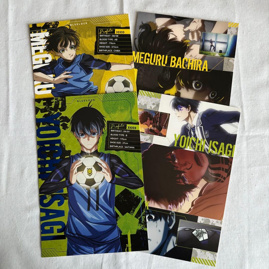 TVアニメ ブルーロック ポストカード 4枚 潔 世一 蜂楽 廻 - メルカリ