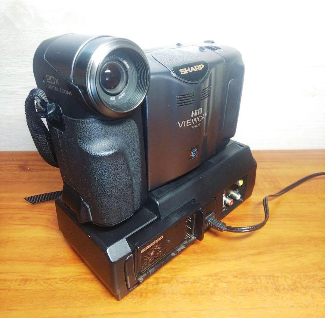 SHARP Hi8 ビデオカメラ VL-HL50 液晶ビューカム - メルカリ