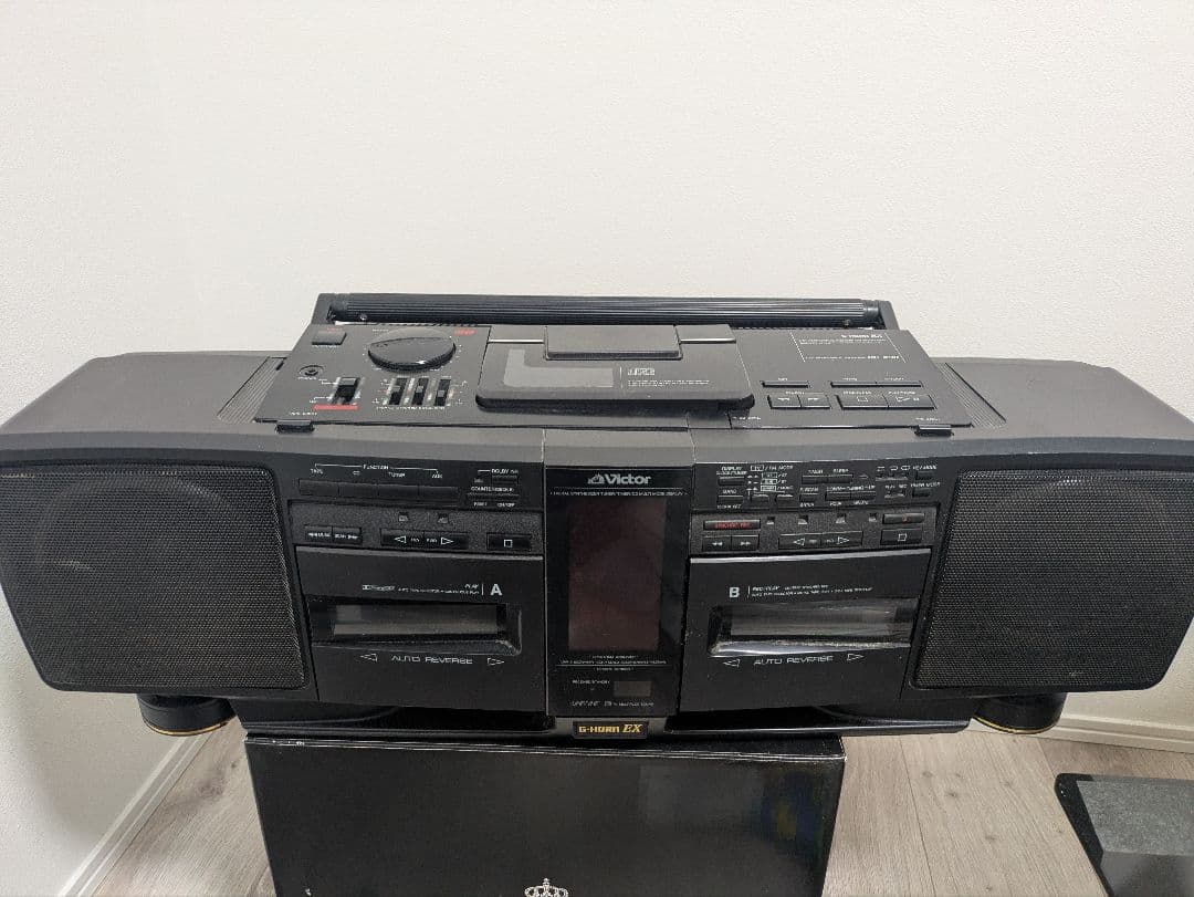 Victor ラジカセ カセットデッキ RC-X90 Yahoo!オークション -「victor rc-x90」(ラジカセ) (カセットデッキ)の