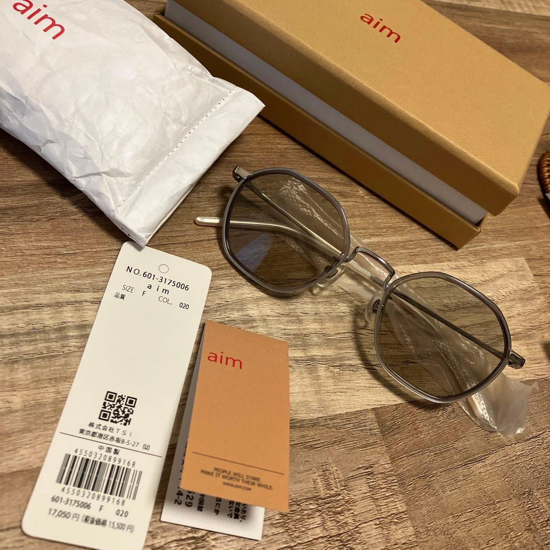 新品未使用　aim 多角形サングラス 楽天市場】【aim】 サングラス レディース UVカット おしゃれ ブランド