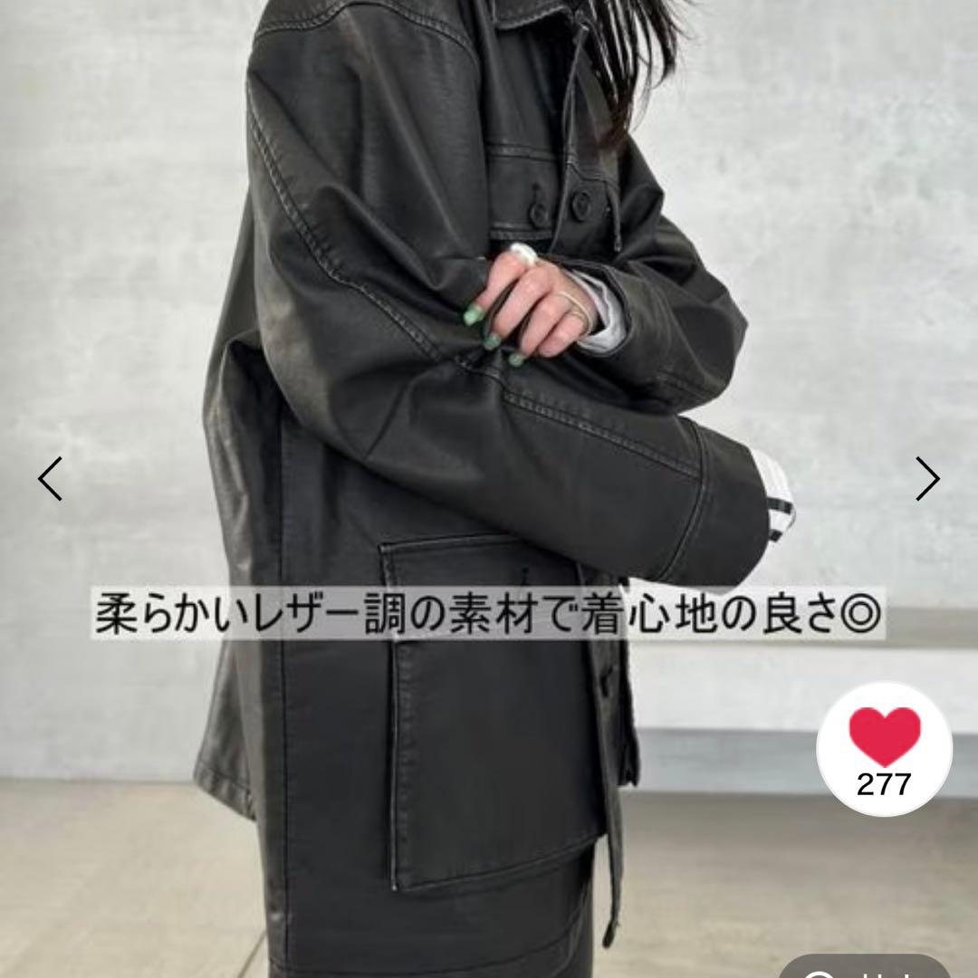 ジーナシス レザージャケット新品未使用 - メルカリ