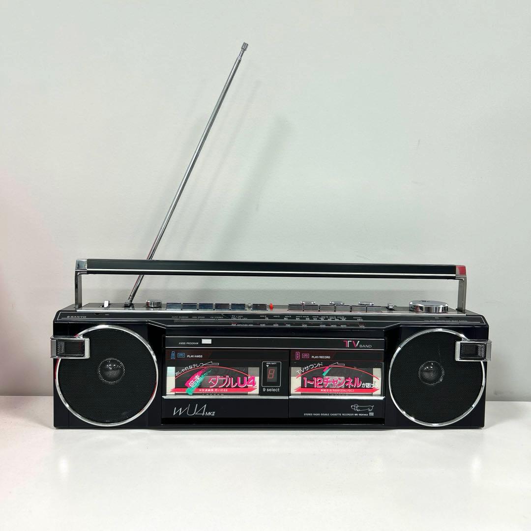 sanyo ダブルラジカセ MR-WU4 MKⅡ サンヨー - メルカリ