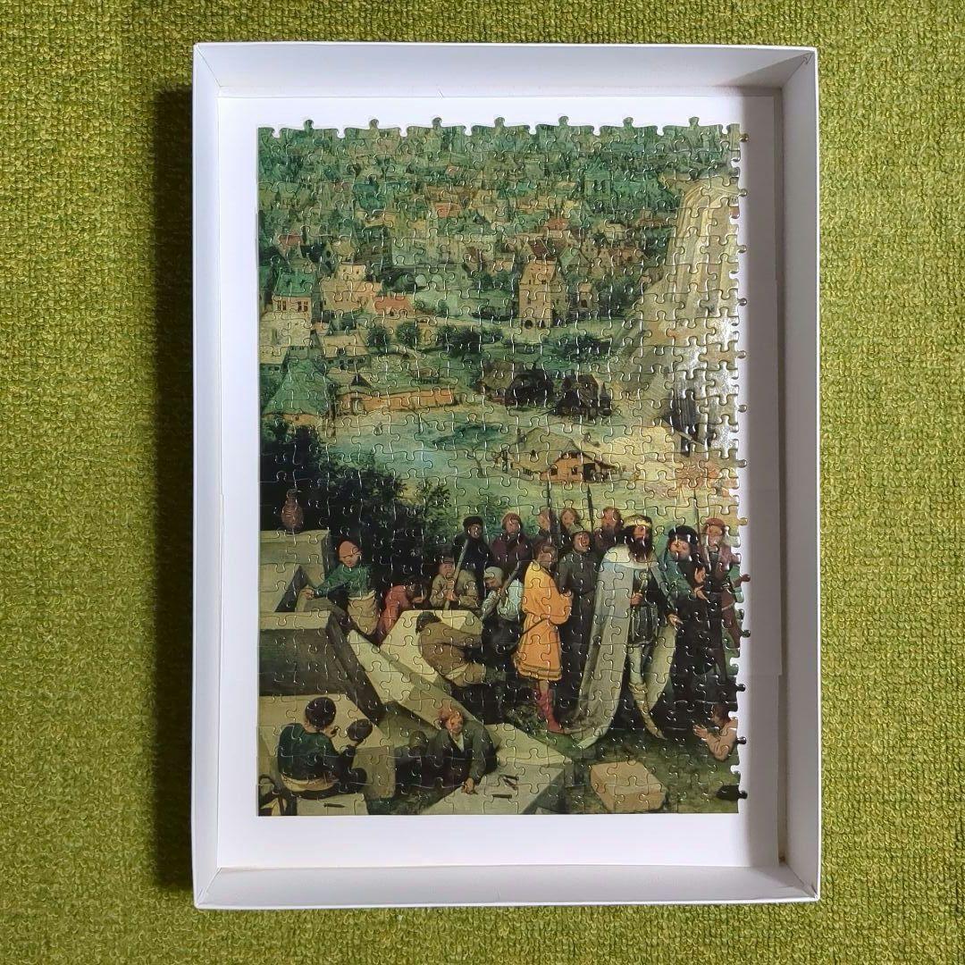 完成済分割 バベルの塔 ジグソーパズル 3000ピース エポック社 廃番品