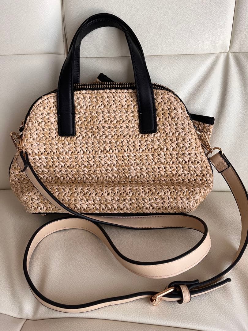 katespade かごバッグ リボン ケイトスペード バイカラー Kate Spadeの