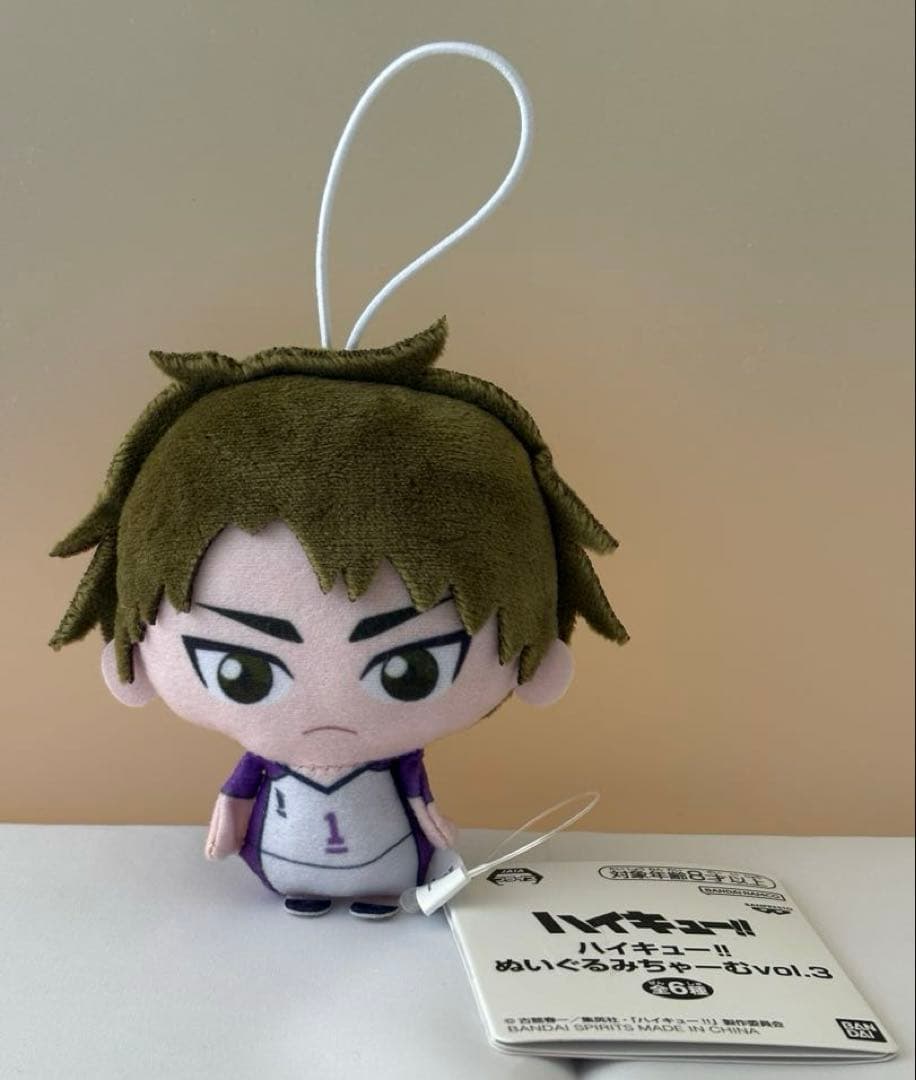 ハイキュー‼︎ 牛島若利 天童覚 ぬいぐるみちゃーむ メタリックプラ