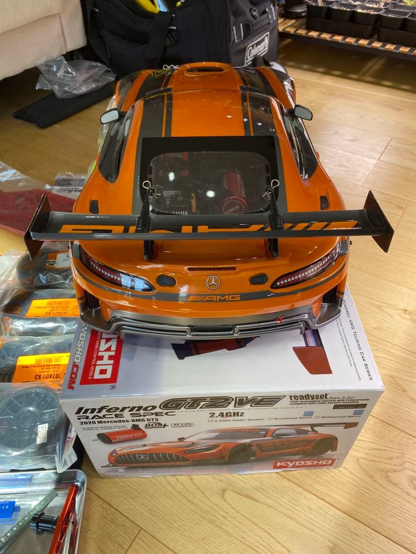 1/8 4WD インファーノGT2 VE AMG GT3 オプションスペア多数 - メルカリ