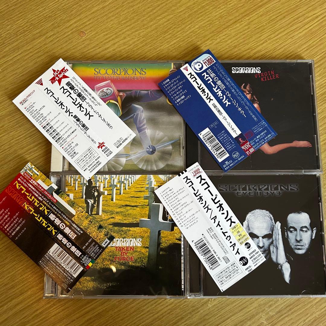 スコーピオンズ SCORPIONS 日本盤帯付CD4枚セット Scorpions スコーピオンズOsaka,Japan 1991