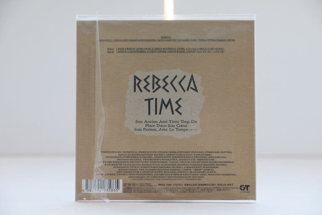 REBECCA レベッカ TIME 紙ジャケ - メルカリ