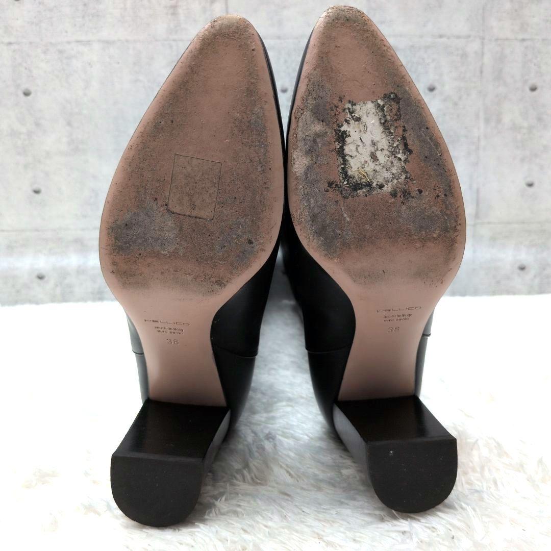 美品】ペリーコ メトロ ロングブーツ ポインテッドトゥ チャンキー