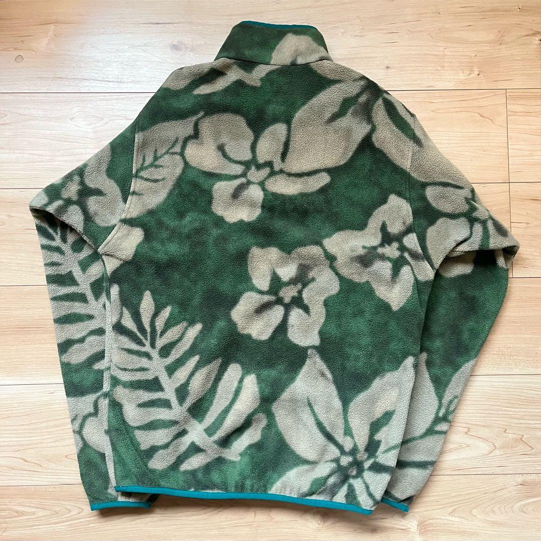 パタゴニア シンチラ フリース プルオーバー ハイビスカス スナップT