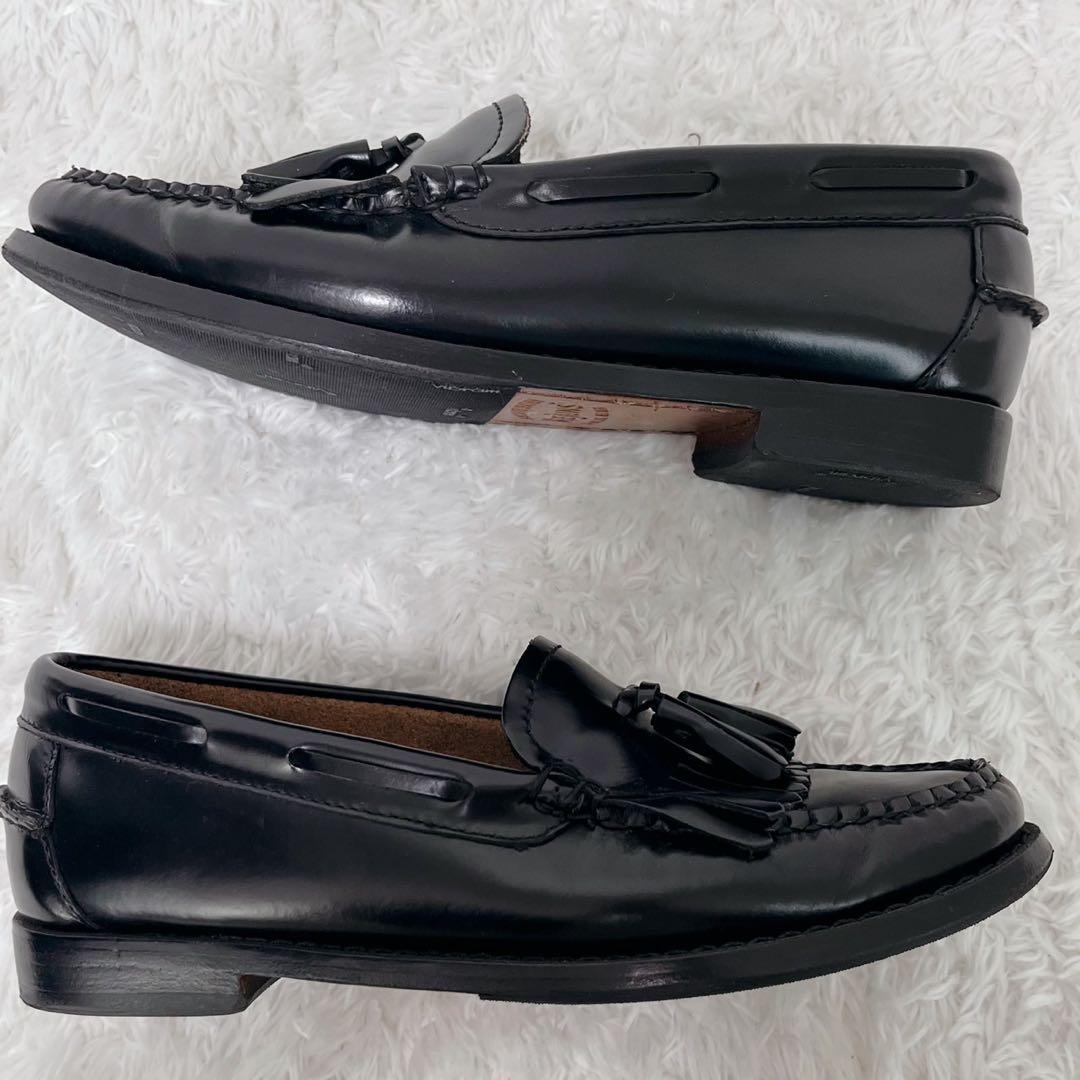 【未使用級】 G.H.BASS タッセルローファー 23.5cm フリンジ 本革