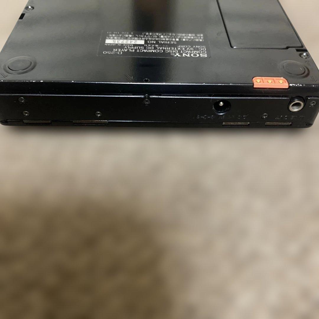 ソニー SONY D-250 Discman □□SONY D-250 ポータブルCDプレーヤー