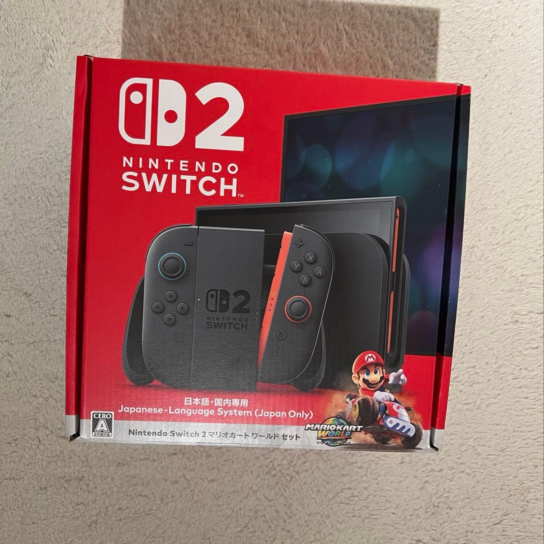 Nintendo Switch 2 本体のみ　マリオカートダウンロード済み Amazon.co.jp: Nintendo Switch 2(日本語・国内専用) マリオカート
