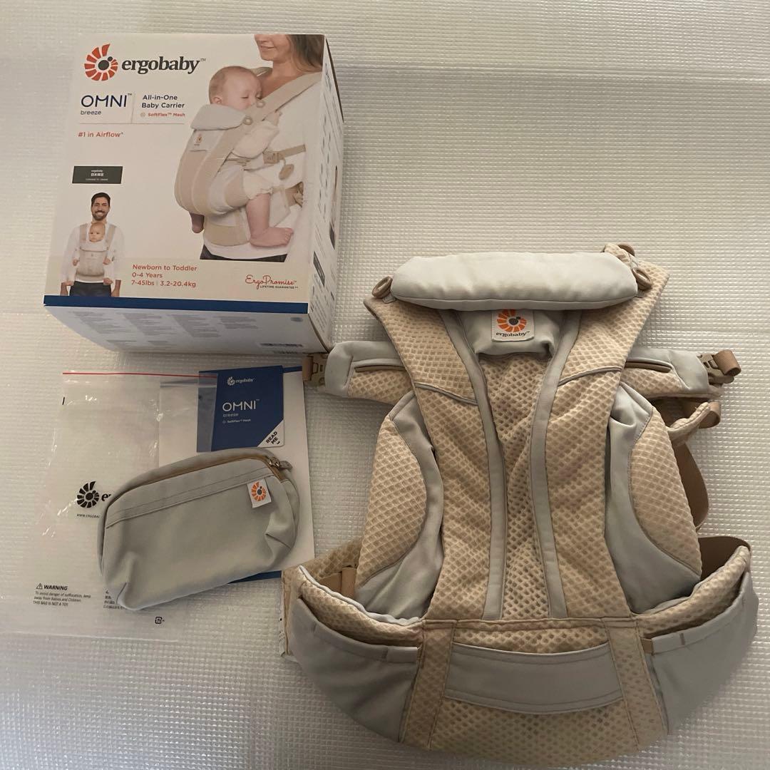 美品　ergobaby エルゴベビー OMNI BREEZE 抱っこ紐 Amazon.co.jp: Ergobaby エルゴベビー 抱っこひも OMNI Breeze