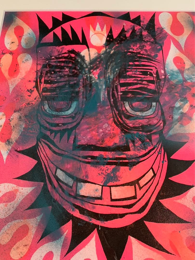 真作 PHIL FROST フィルフロスト 原画 supreme ステッカー 付 - メルカリ