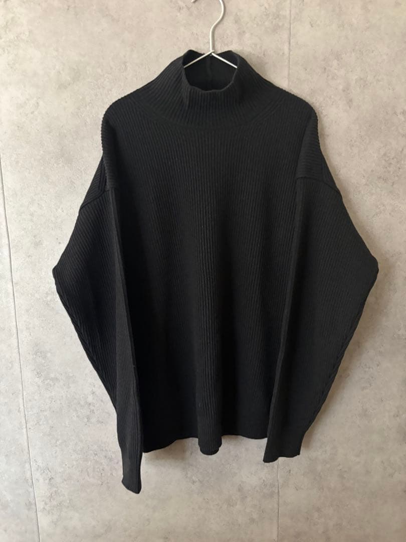 オーラリー　スーパーファインウールリブニットタートルネック　セーター ウィンターセール】オーラリー AURALEE SUPER FINE WOOL RIB KNIT