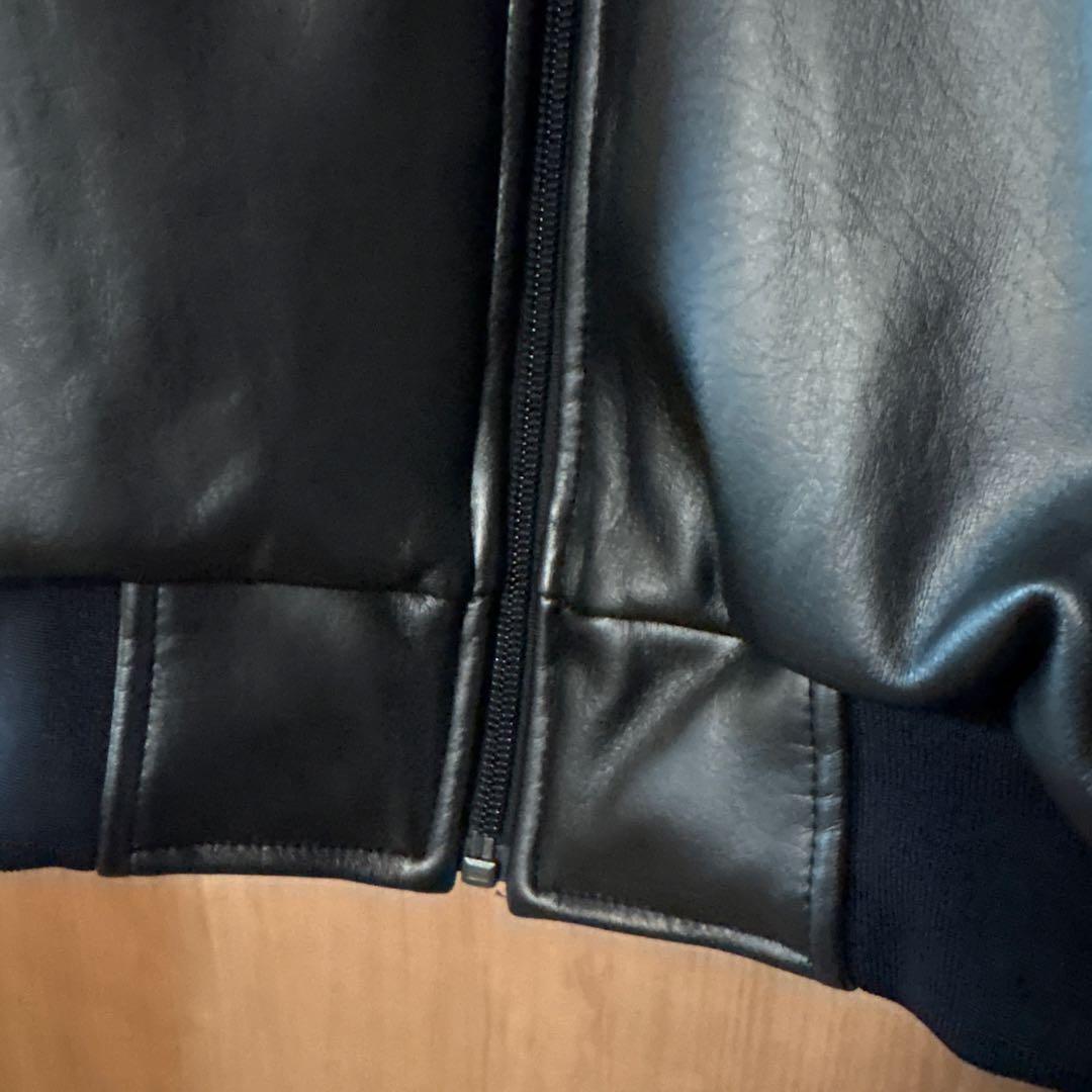 ミズノ 高校野球部 グランドコートジャンパー ブラック＆シルバー 光沢