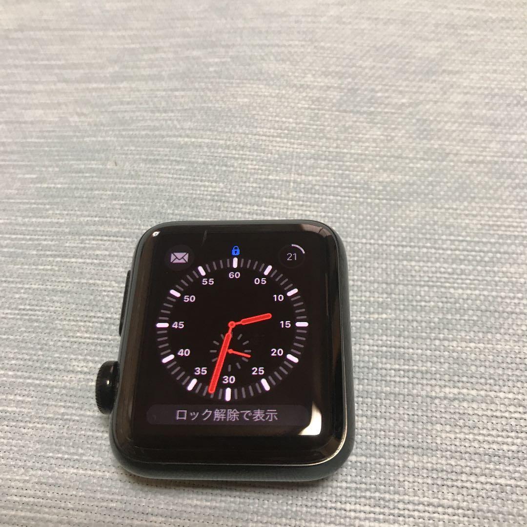 Apple Watch Series3(GPS+Cellular) ステンレス Apple Watch Series 3 - GPS+Cellular - 38mm - Sport Band - Aluminum