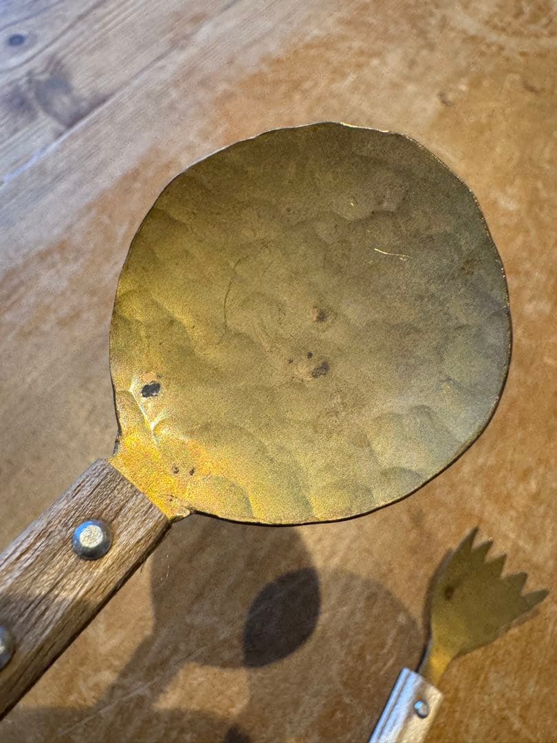 木全俊吾 真鍮スプーンとフォークのセット 斑点あり - メルカリ