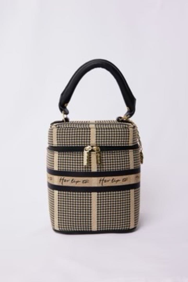 Herlipto Jacquard Vanity Bag gold - メルカリ