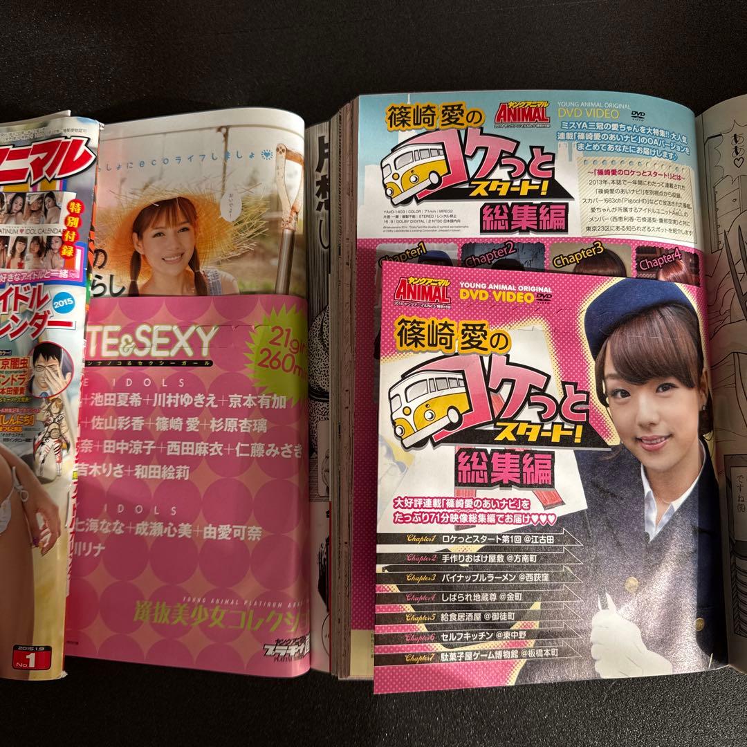 篠崎愛•掲載雑誌まとめ売り23冊