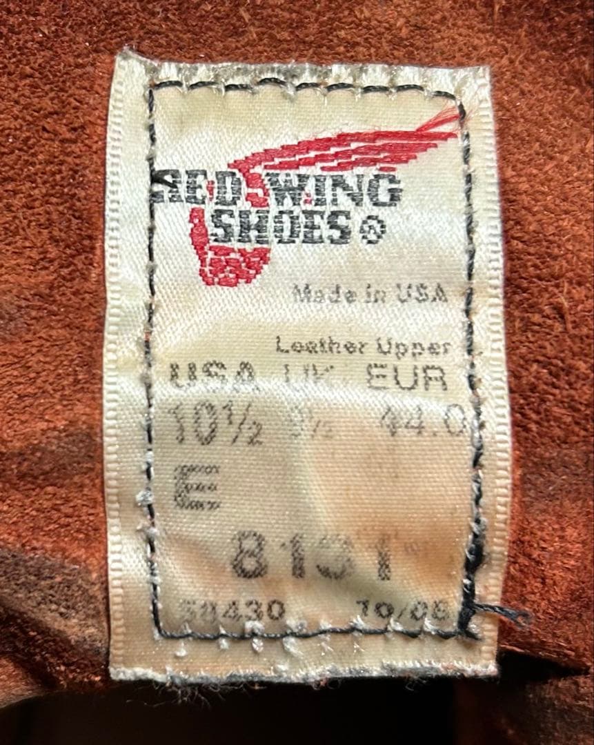10.5/E】8131 RED WINGレッドウィング☆ハーレー ninja - メルカリ