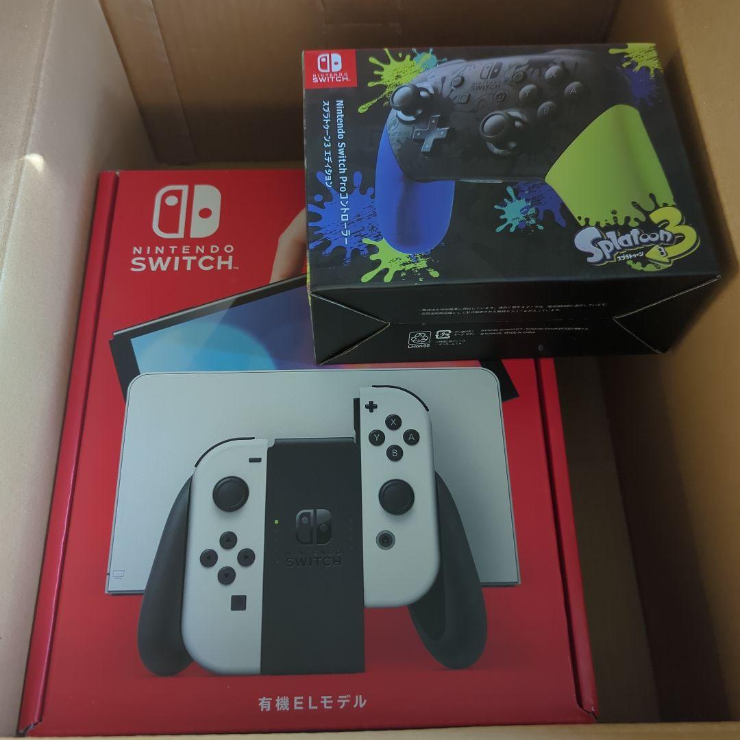 Switch本体有機EL JCホワイト＋プロコントローラー Amazon.co.jp: Nintendo Switch(有機ELモデル) Joy-Con(L)/(R