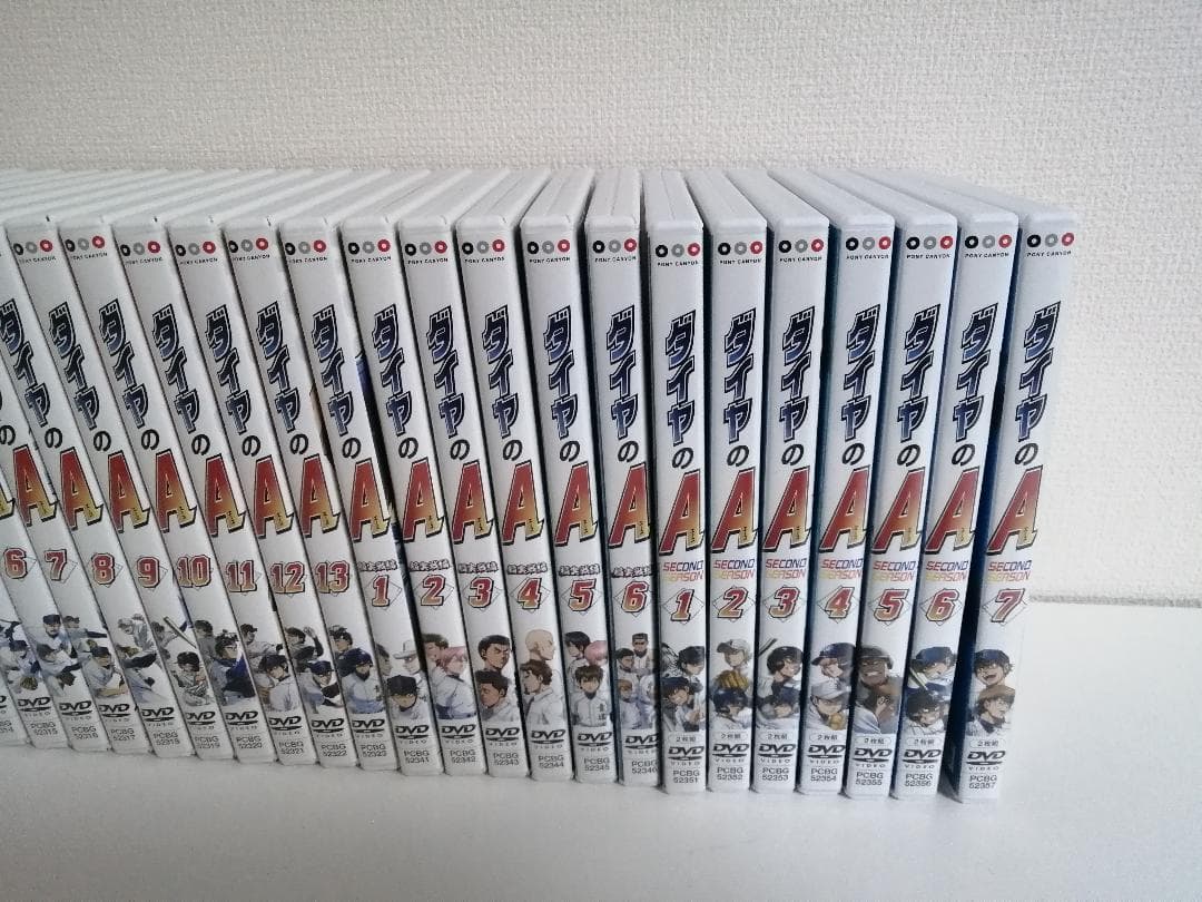 ダイヤのA+稲実戦編+セカンドシーズン　DVD　全26巻セット（欠品あり）