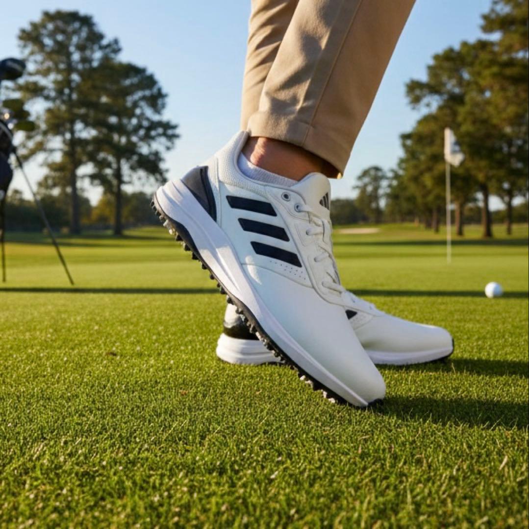 【新品タグ付き】アディダス ゴルフシューズ ソーラーモーション24 26.0cm