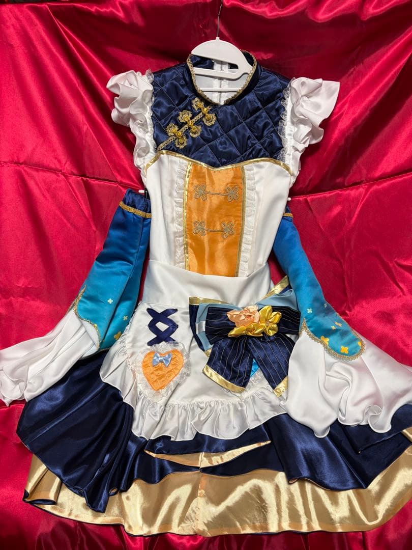 ホロライブ 白上フブキ コスプレ衣装　レトロ喫茶 バーチャルYouTuber Vtuber ホロライブ 白上フブキ レトロ風喫茶衣装