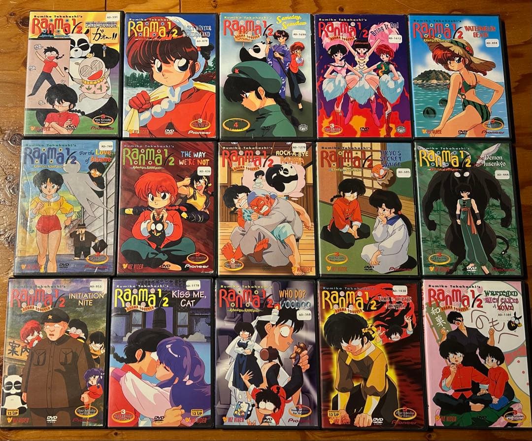 【値下げ中！】らんま1/2 北米版DVD 15本セット らんま1/2 DVD BOX Vol.2【完全生産限定版】: 書籍/AV商品 | MAPPA