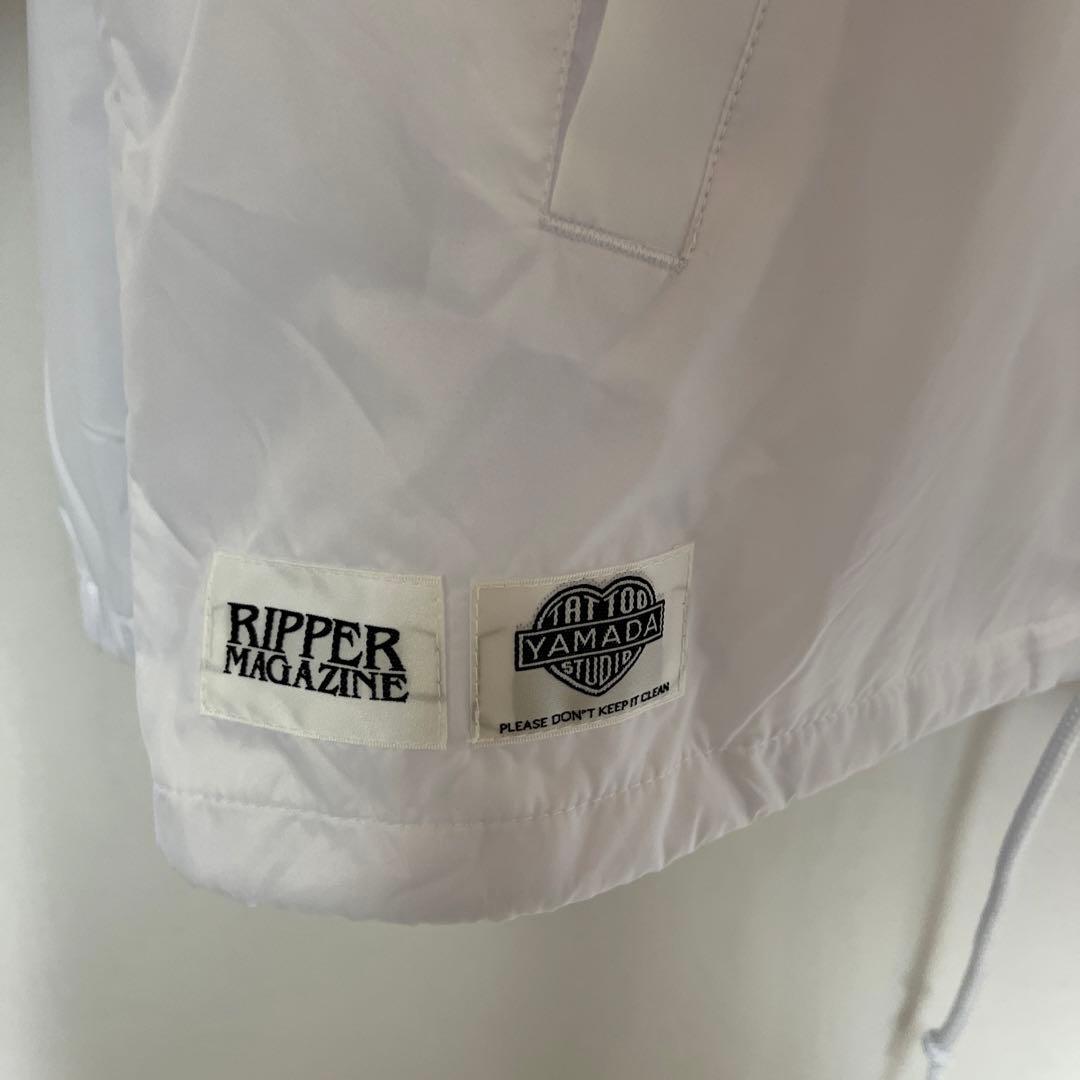 タトゥースタジオ山田 コーチジャケット 白L - メルカリ