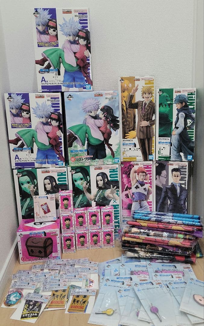 一番くじ　ハンターハンター　※約1ロット(3点除く)※　78点 セミコンプリート Amazon.co.jp: 一番くじ ハンターハンター 1ロット CAFF : おもちゃ