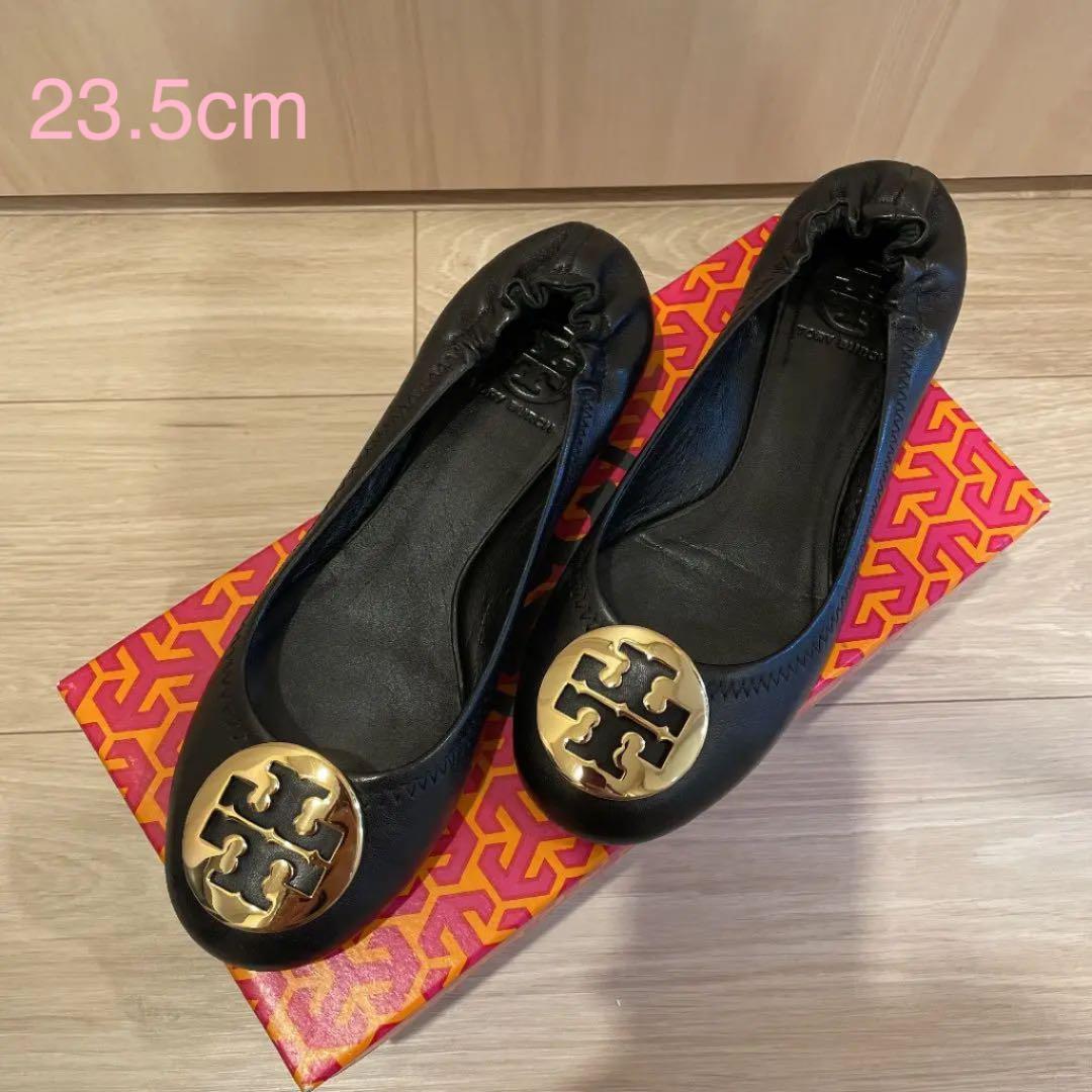 美品トリーバーチ フラットシューズ パンプス TORY BURCH（トリーバーチ） パンプス CAP-TOE BALLET キャップトゥ