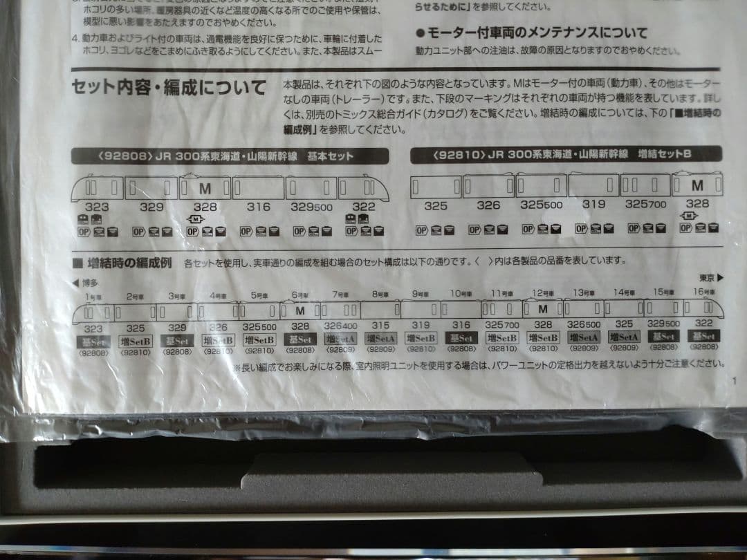TOMIX JR 300系新幹線 基本セット 92808 増結セット - メルカリ
