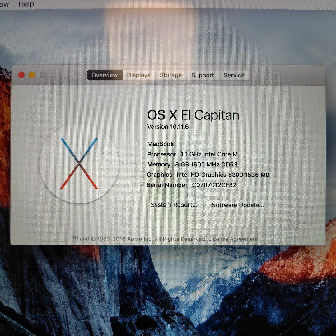 MacBook 12インチ 2015 US配列 メモリ8GB HDD256GB - メルカリ