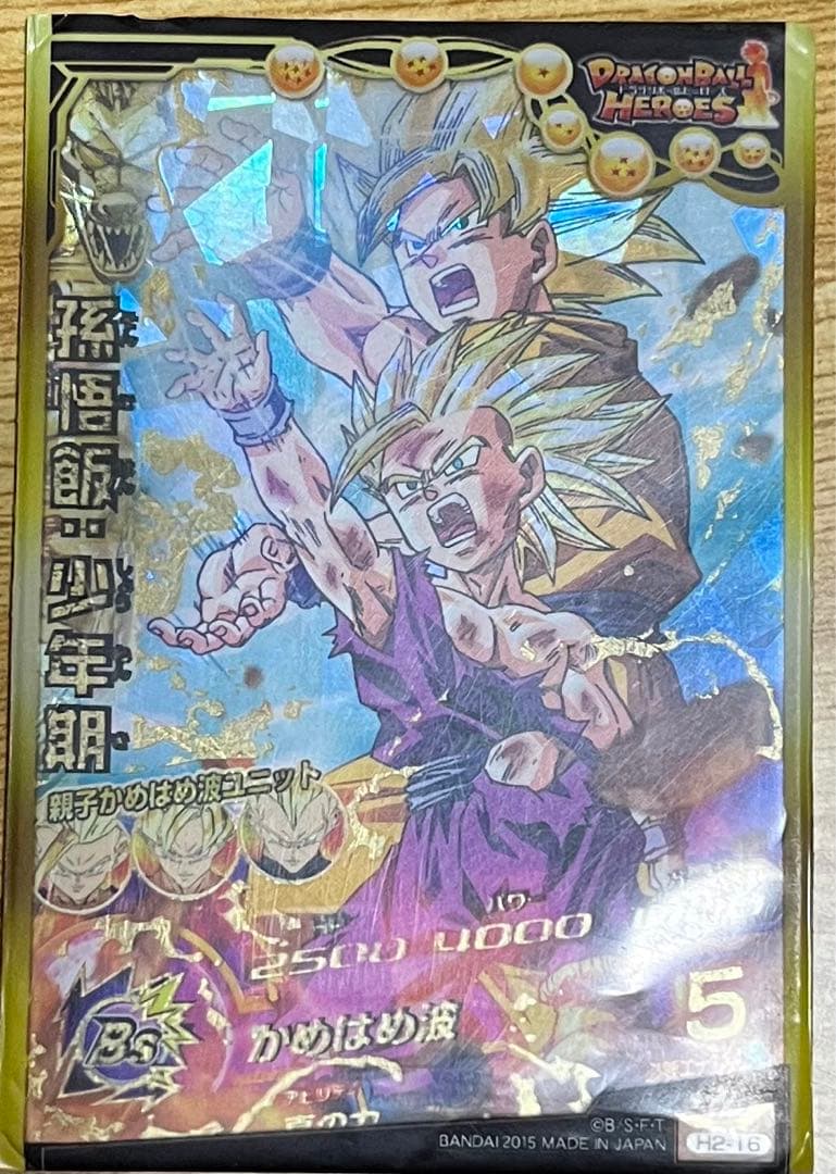 悟飯:少年期（親子かめはめ波）H2-16 Amazon.co.jp: ドラゴンボールヒーローズ/第2弾/H2-16 孫悟飯：少年期