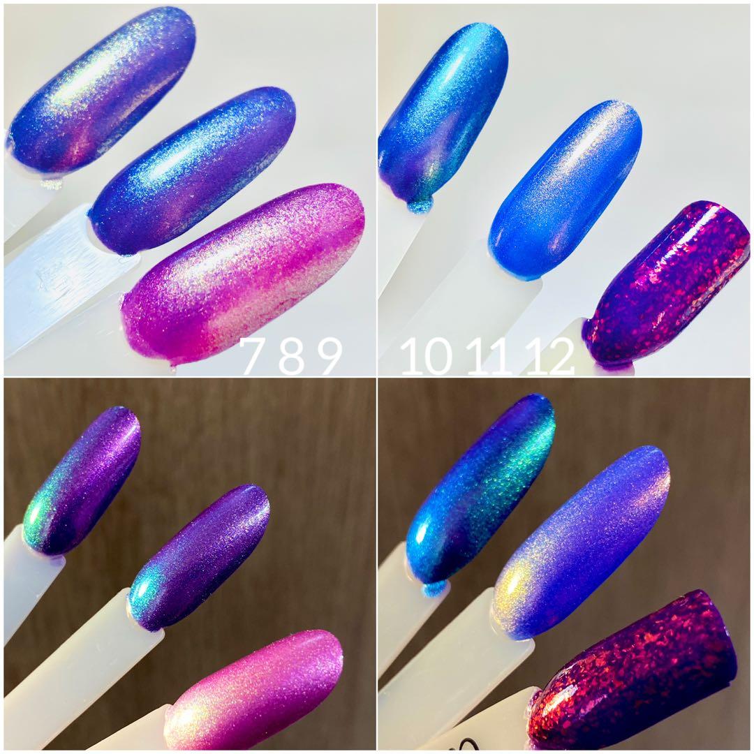 値下げ中】ネイルポリッシュ12本セット 偏光カラー 海外ネイル まとめ
