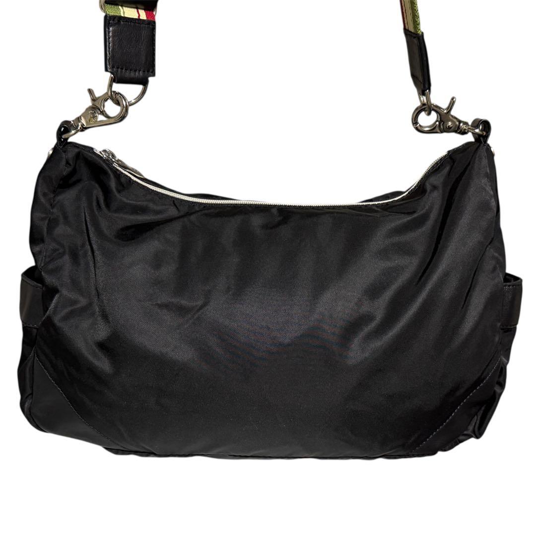 極美品 オロビアンコ シルベストラ ショルダーバッグ ナイロン