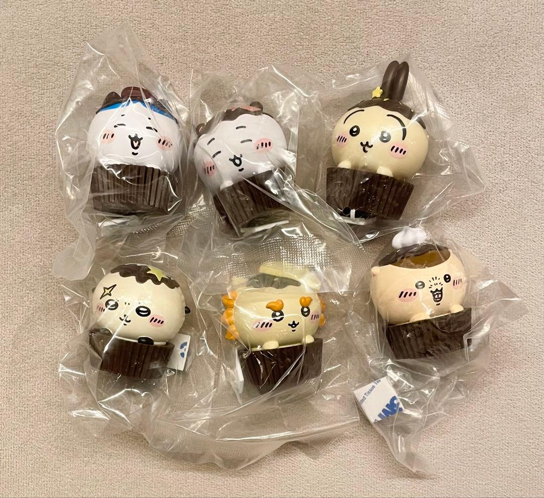 ちいかわ 韓国限定 チョコカップケーキ フィギュア 6体セット うさぎ