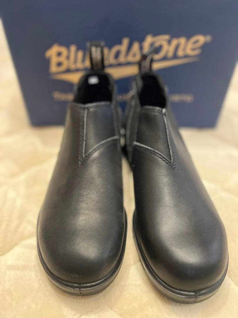 ブランドストーン　ローカット 本革防水 ブラック UK6 25cm 新品 箱あり BLUNDSTONE（ブランドストーン） ローカット サイドゴアブーツ LOW-CUT