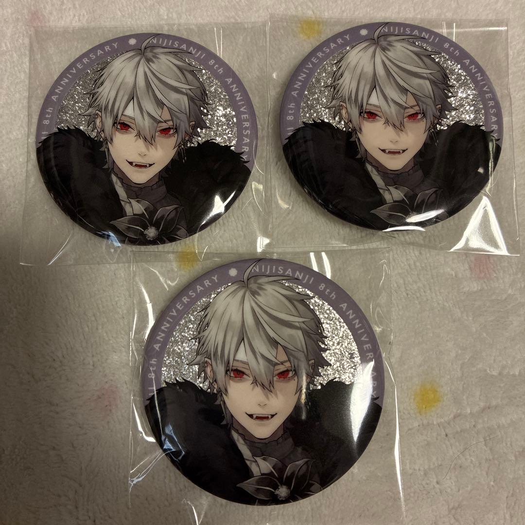 にじさんじ 8周年 8th anniversary グリッター缶バッジ 葛葉 - メルカリ