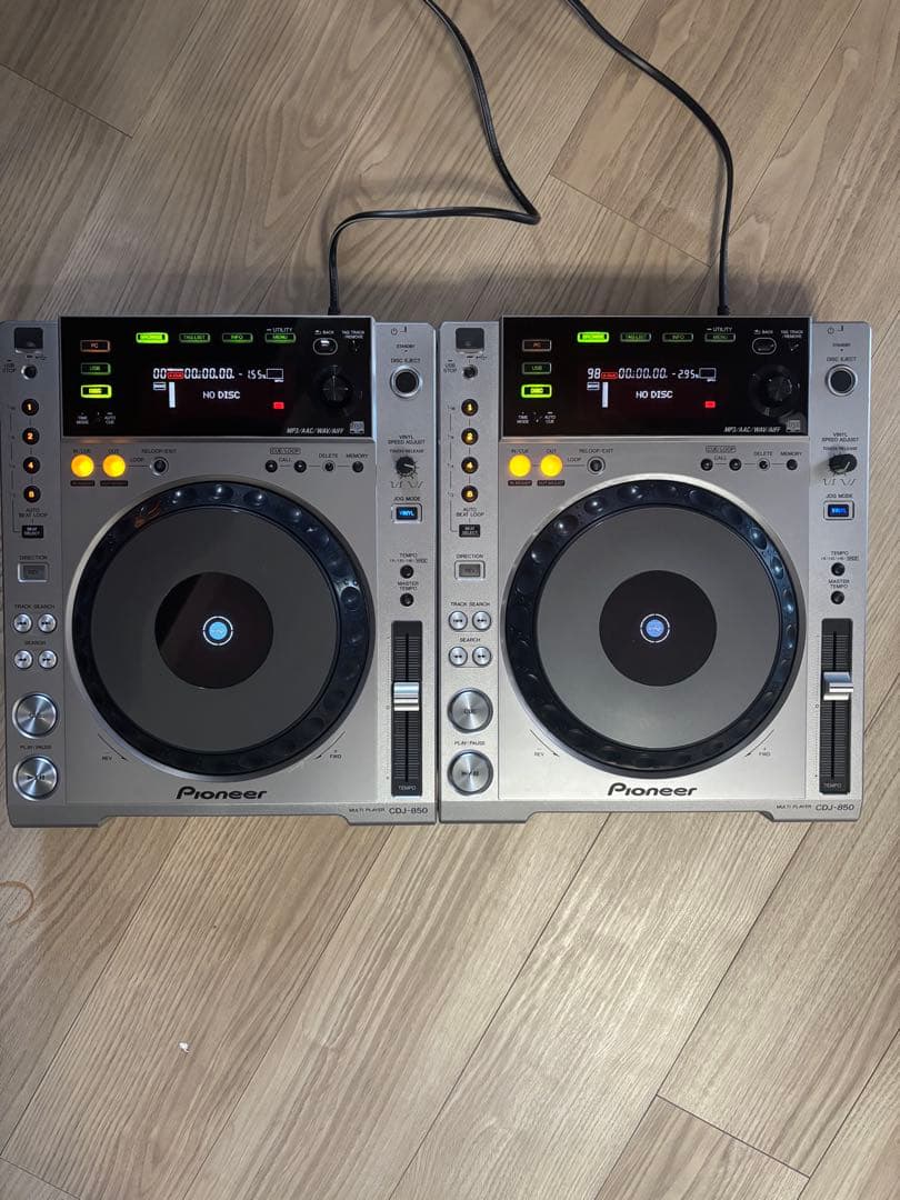 Pioneer CDJ-850 DJ機材 シルバー 取扱説明書付き - メルカリ