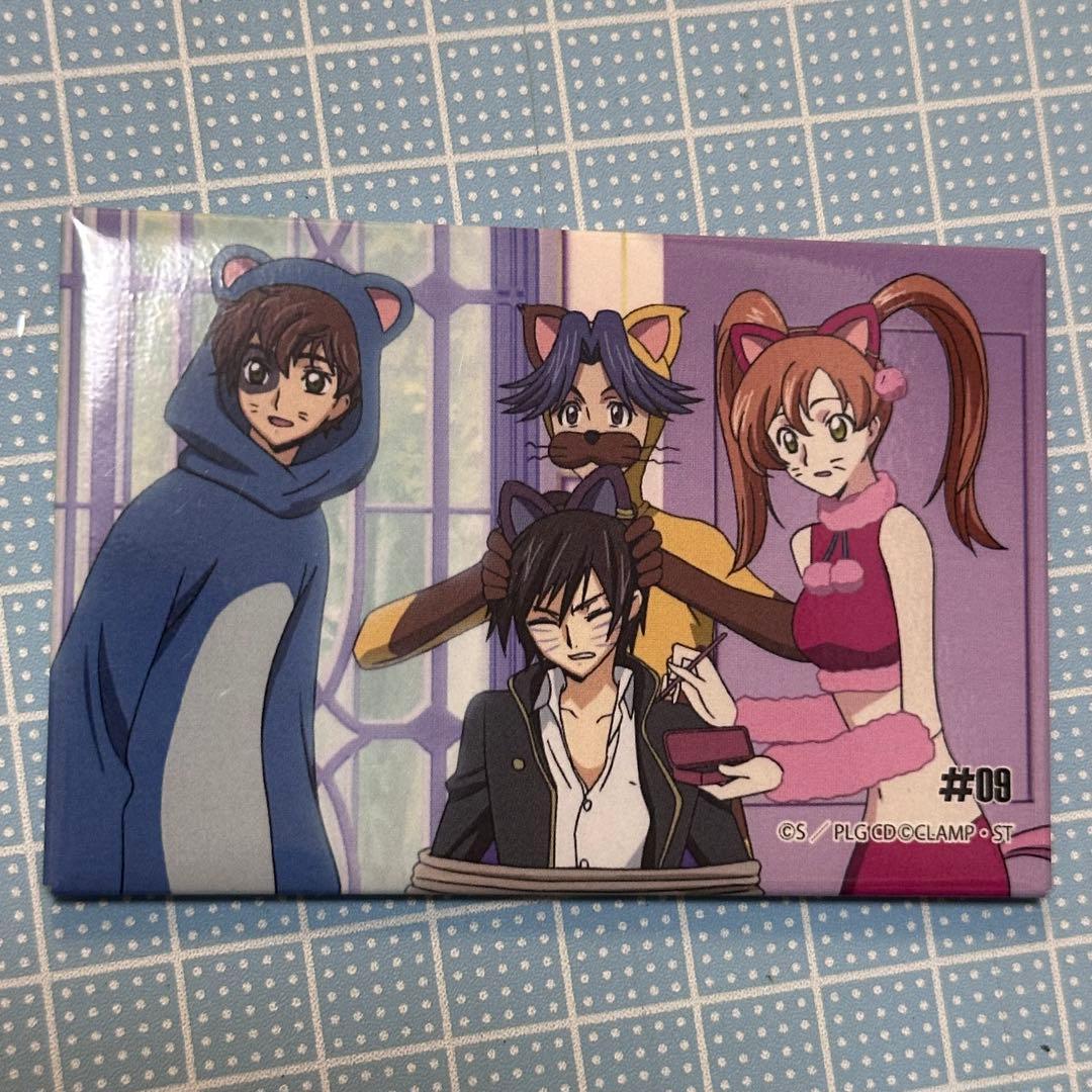 コードギアス 15周年 記念 場面写 缶マグネット 集合 ルルーシュ 猫耳