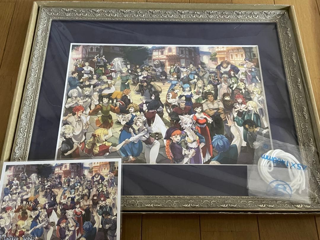 ユニコーンオーバーロード キャラファイングラフ ポストカード ユニコーンオーバーロード』公式設定画集に高級感あふれるキャラ