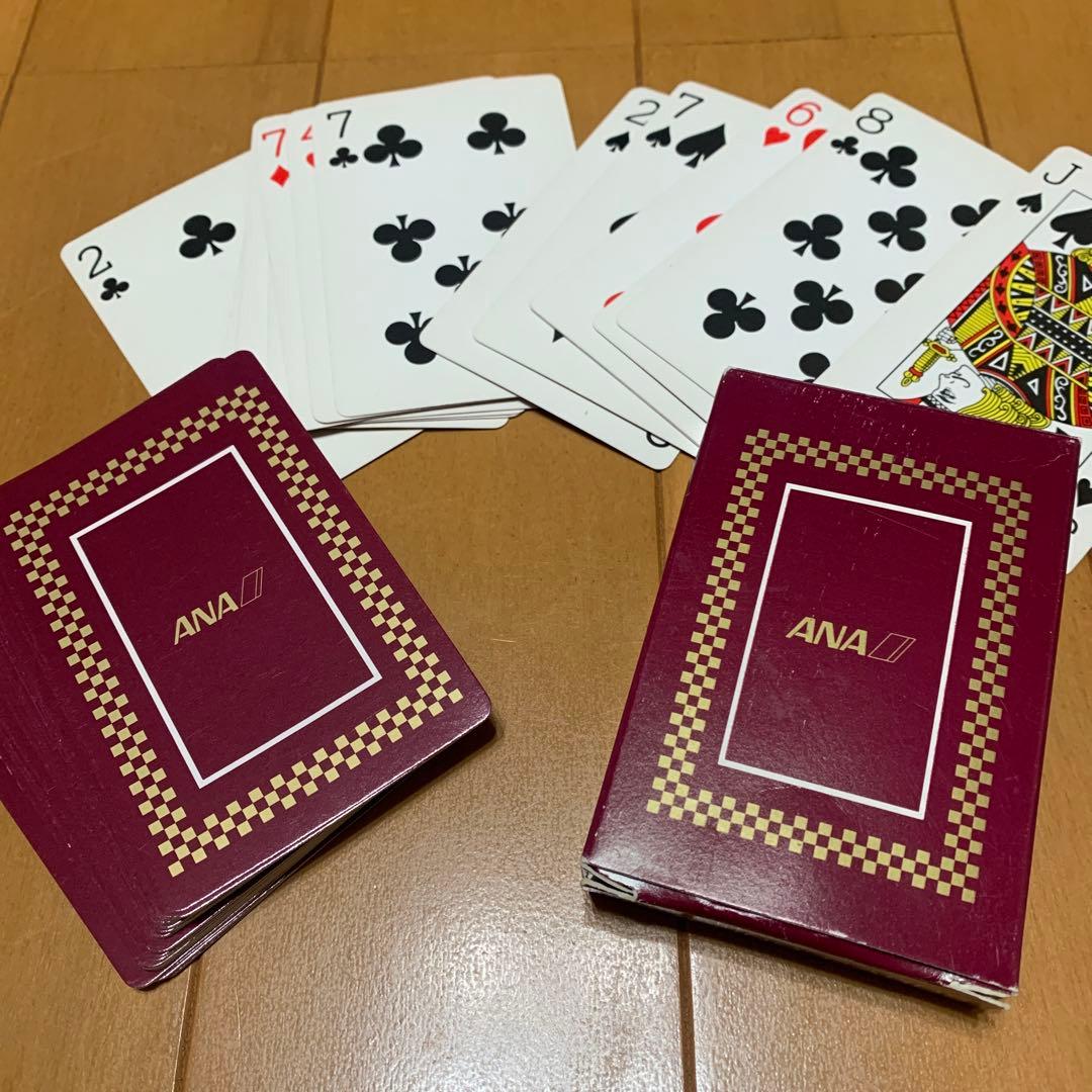 JAL ANAトランプセットJAL トランプ イラスト中国語訳付9×6 各54枚