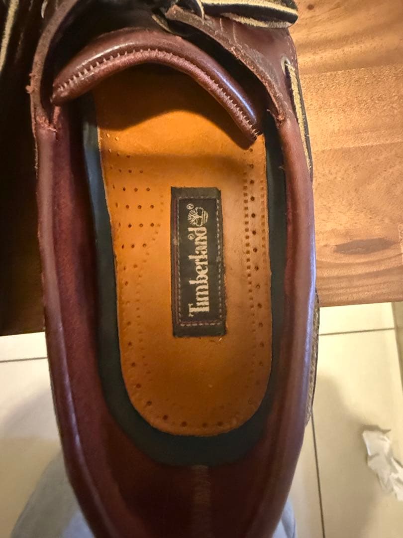 Timberland バーガンディ ローファー EU42 26.5cm