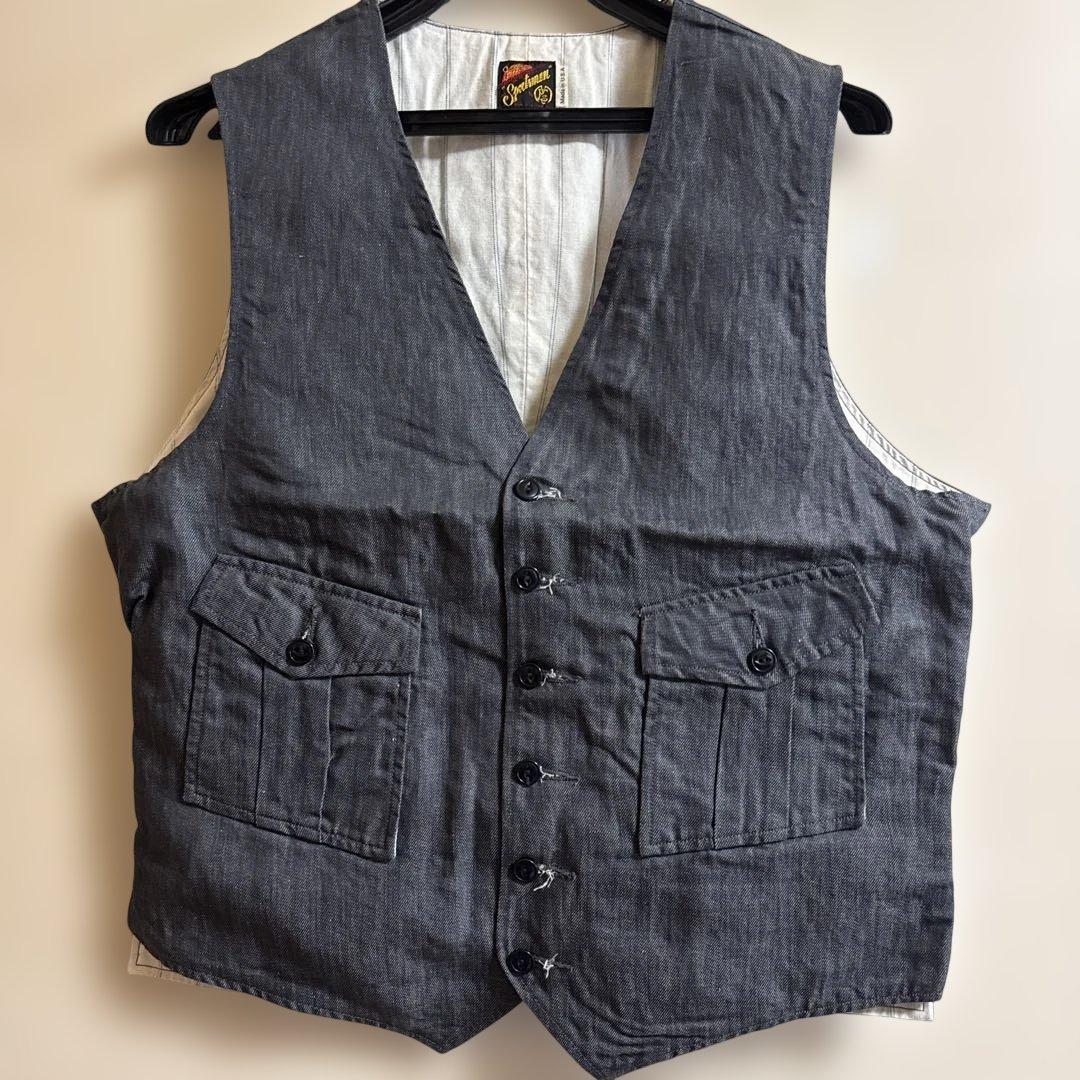 MFSC ミスターフリーダム シュガーケーン ベスト 未使用 38 SUGAR CANE ミスターフリーダム Mister Freedom シュガーケーン MFSC